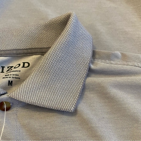 NWOT IZOD Performance Short Sleeve Polo Shirt SZ Medium Light Purple Preppy - Picture 3 of 10